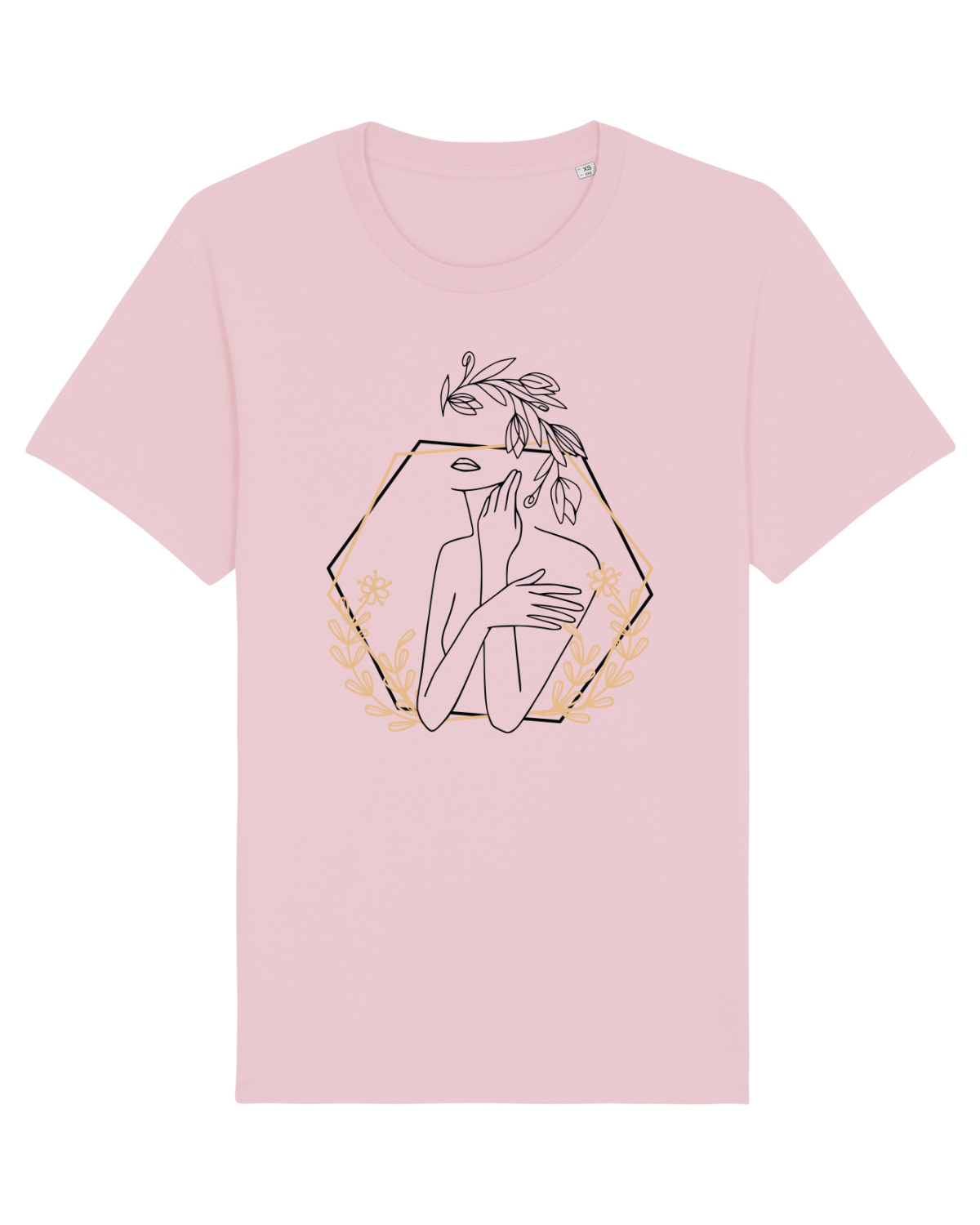 Tricou mânecă scurtă Unisex Rocker Cotton Pink