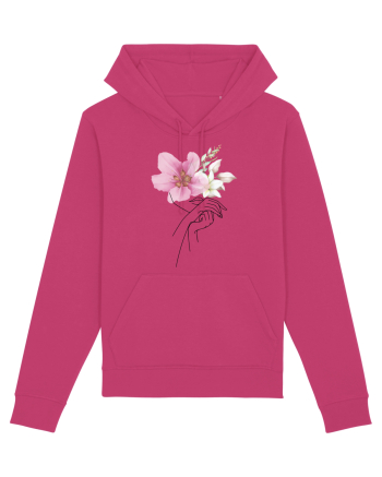 Pink Floral Hands Raspberry