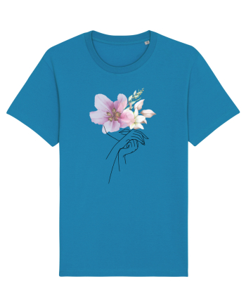 Pink Floral Hands Azur