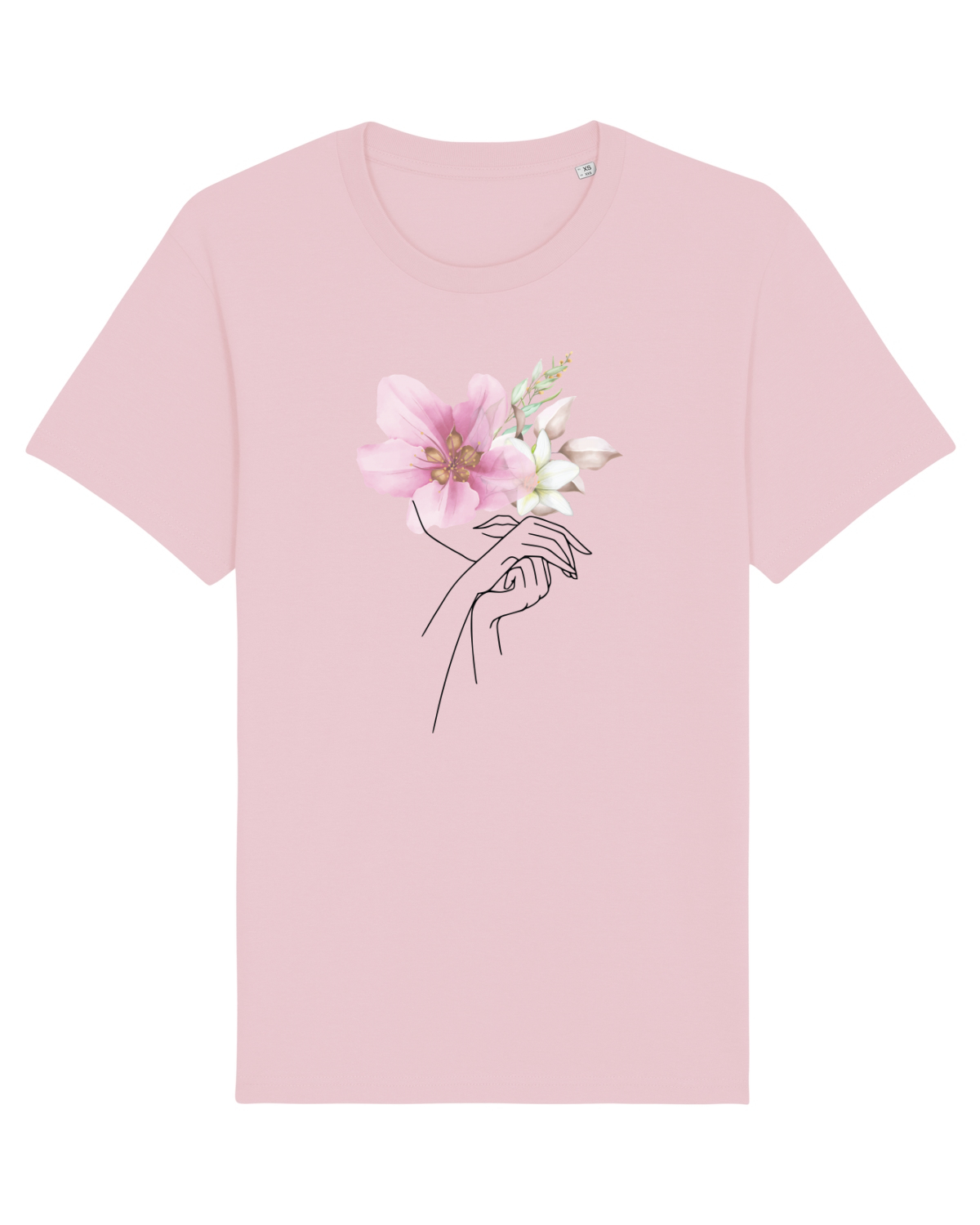 Tricou mânecă scurtă Unisex Rocker Cotton Pink