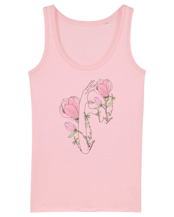 Pink Silueta Floral Cotton Pink