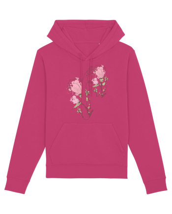 Pink Silueta Floral Raspberry