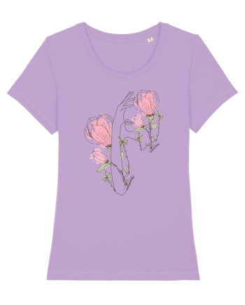Pink Silueta Floral Lavender Dawn