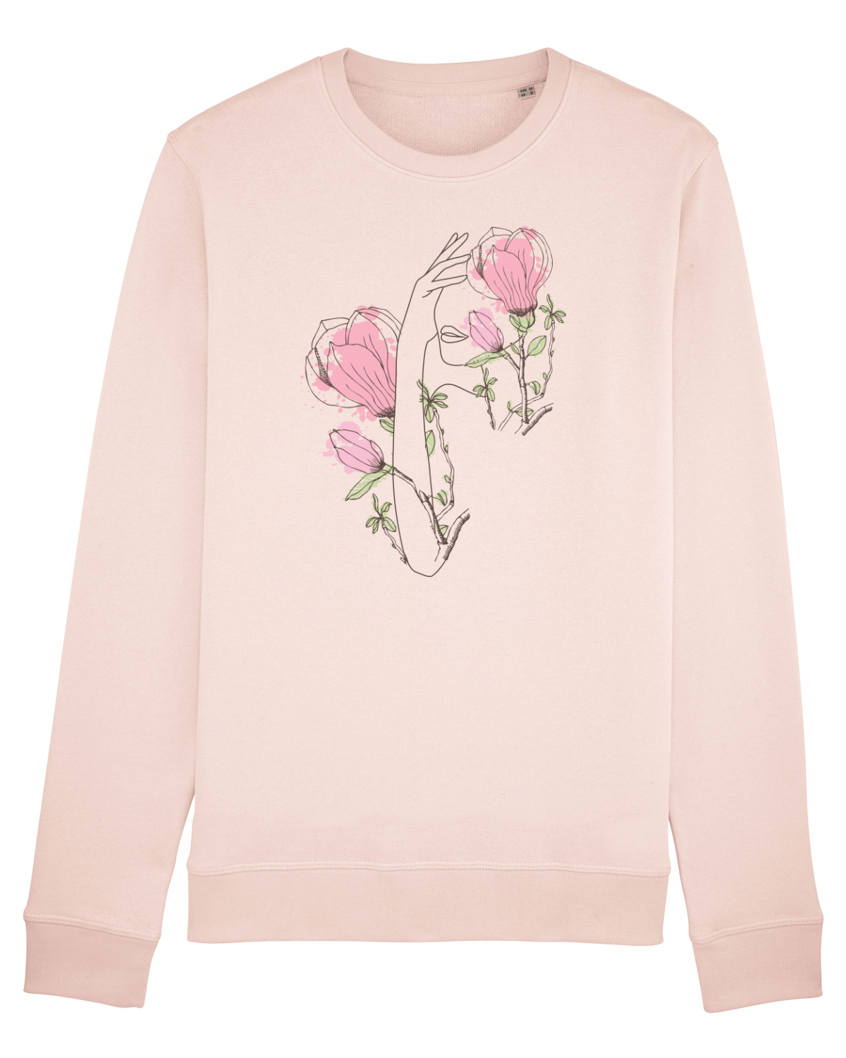 Bluză mânecă lungă Unisex Rise Candy Pink