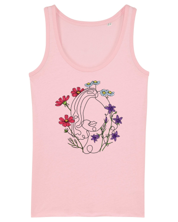 Colorat Head Feminin Cotton Pink