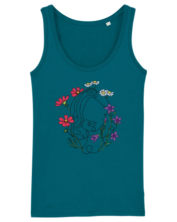 Colorat Head Feminin Ocean Depth