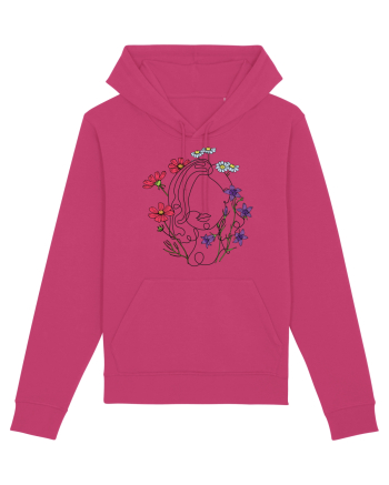 Colorat Head Feminin Raspberry