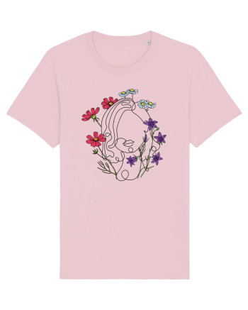 Colorat Head Feminin Cotton Pink