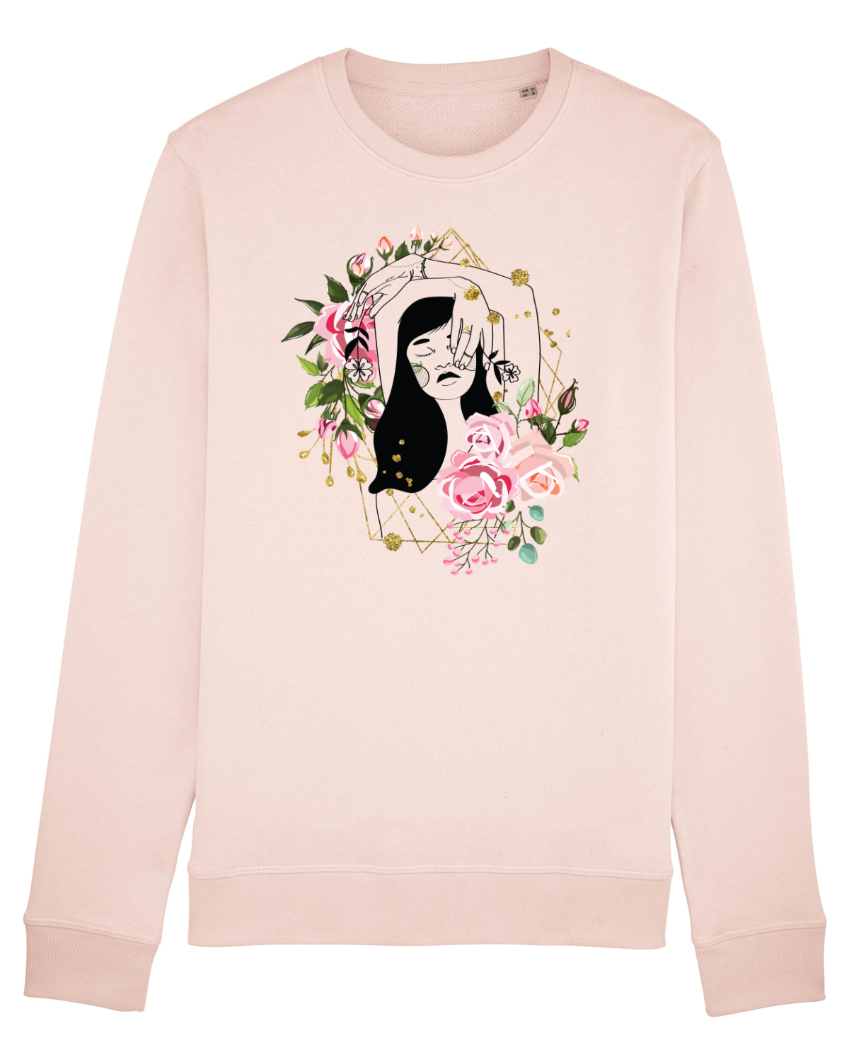 Bluză mânecă lungă Unisex Rise Candy Pink