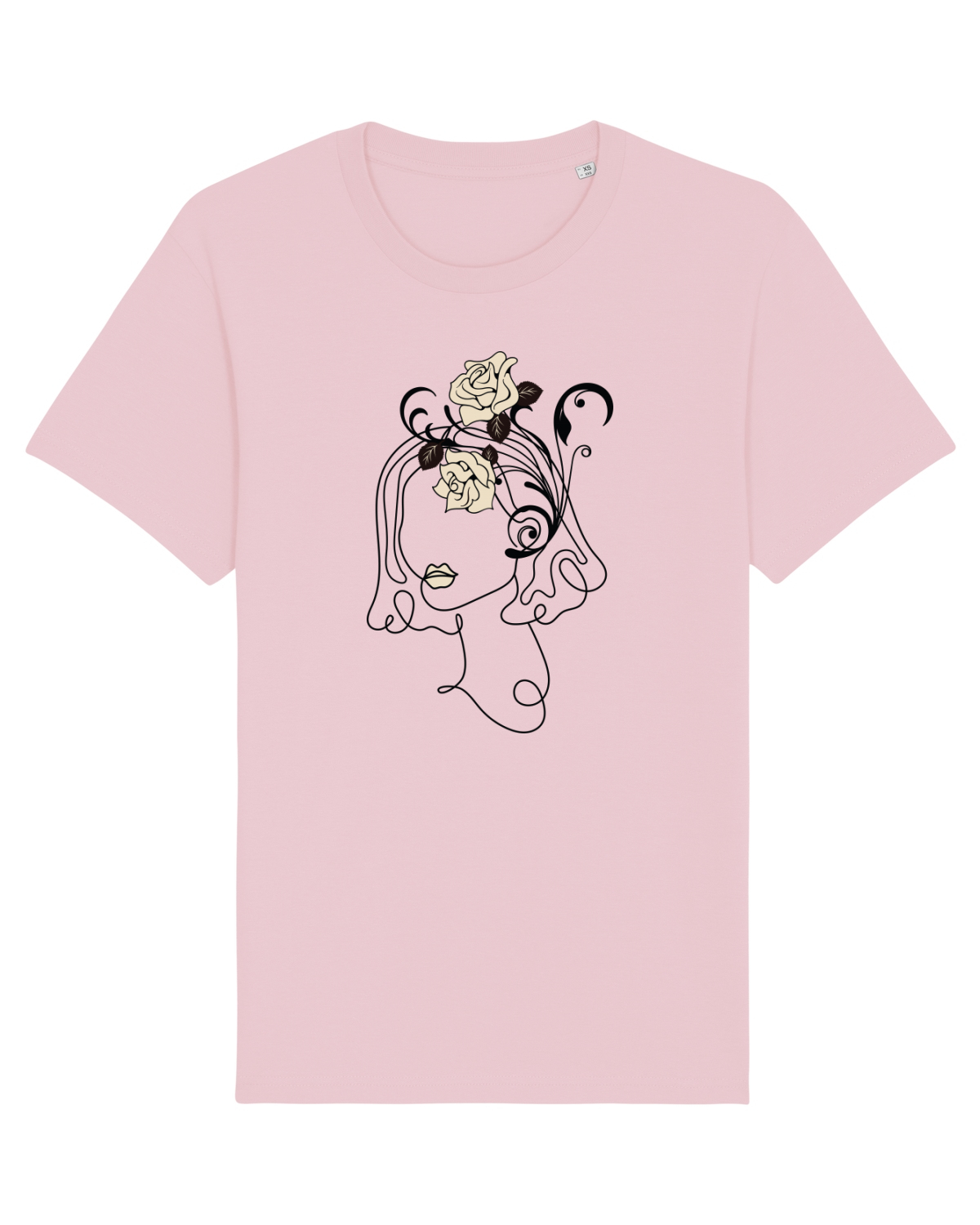Tricou mânecă scurtă Unisex Rocker Cotton Pink