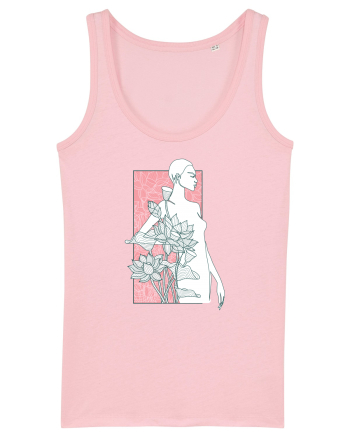 Silueta Floral Pink Cotton Pink