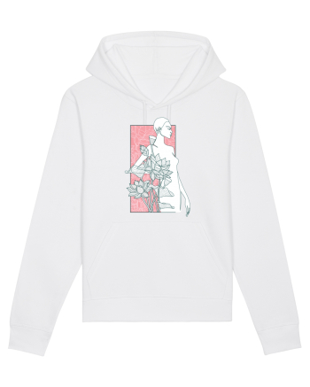 Silueta Floral Pink White