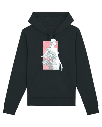 Silueta Floral Pink Black