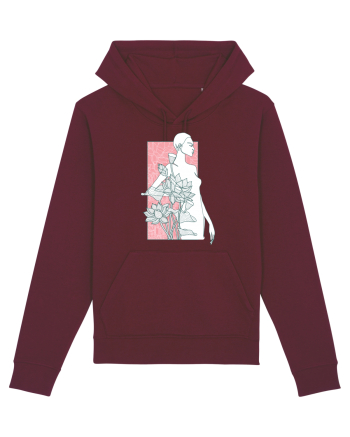 Silueta Floral Pink Burgundy