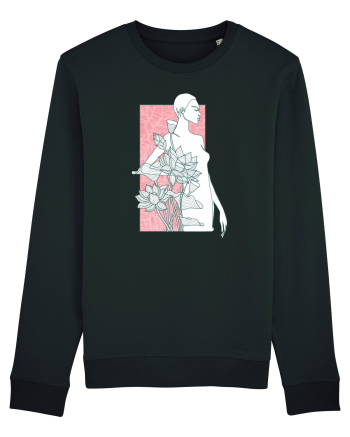 Silueta Floral Pink Black