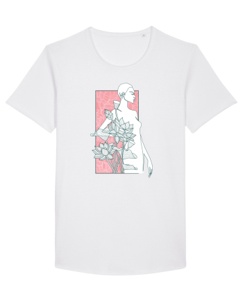 Silueta Floral Pink White