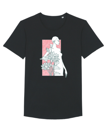 Silueta Floral Pink Black
