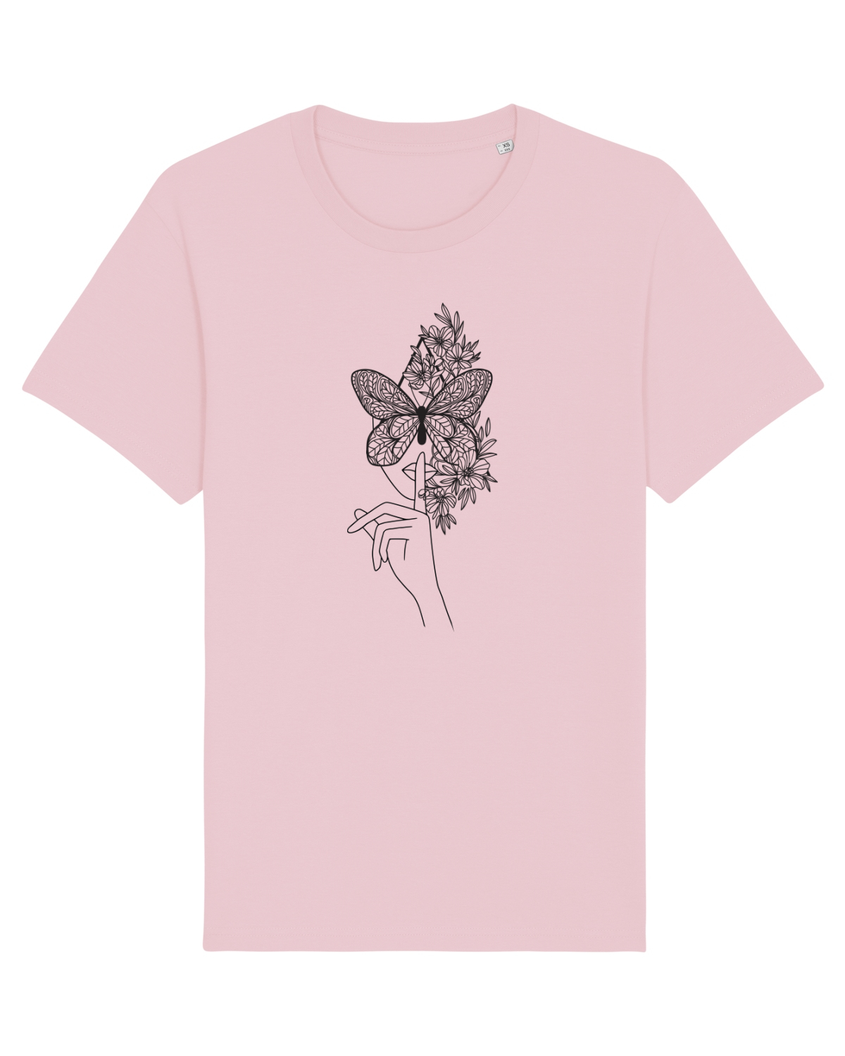 Tricou mânecă scurtă Unisex Rocker Cotton Pink