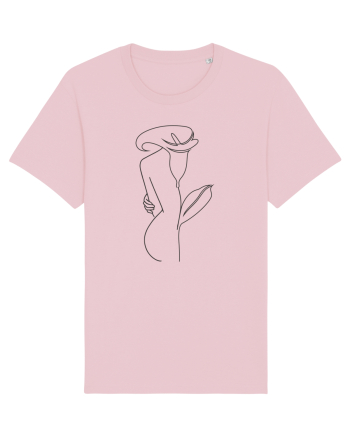 Silueta Side Floral Cotton Pink