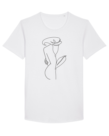 Silueta Side Floral White
