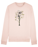 Tree Face Line Art Bluză mânecă lungă Unisex Rise