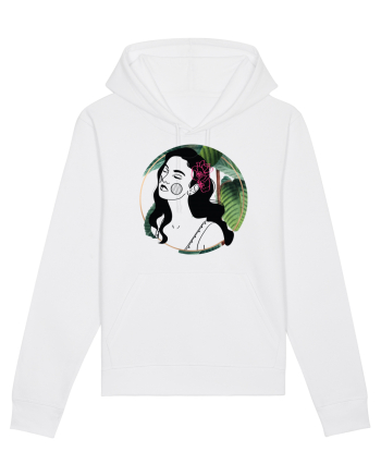Hawaii Woman Green White
