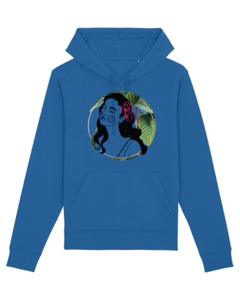 Hawaii Woman Green Royal Blue