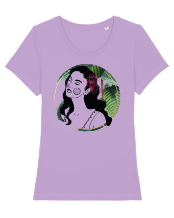Hawaii Woman Green Lavender Dawn
