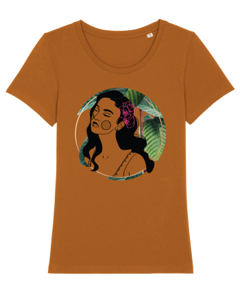 Hawaii Woman Green Roasted Orange