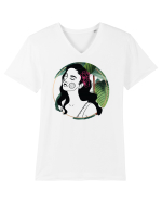 Hawaii Woman Green Tricou mânecă scurtă guler V Bărbat Presenter