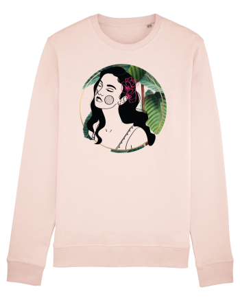 Hawaii Woman Green Candy Pink