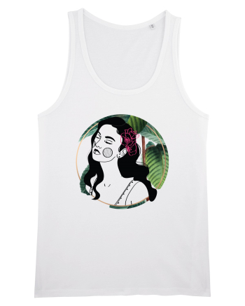 Hawaii Woman Green White