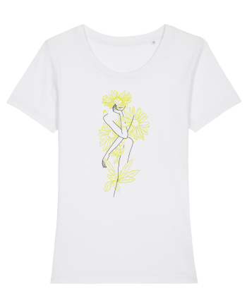 Silueta Floral Yellow White