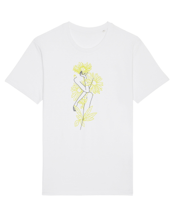Silueta Floral Yellow White