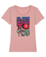 Addicted to You Tricou mânecă scurtă guler larg fitted Damă Expresser