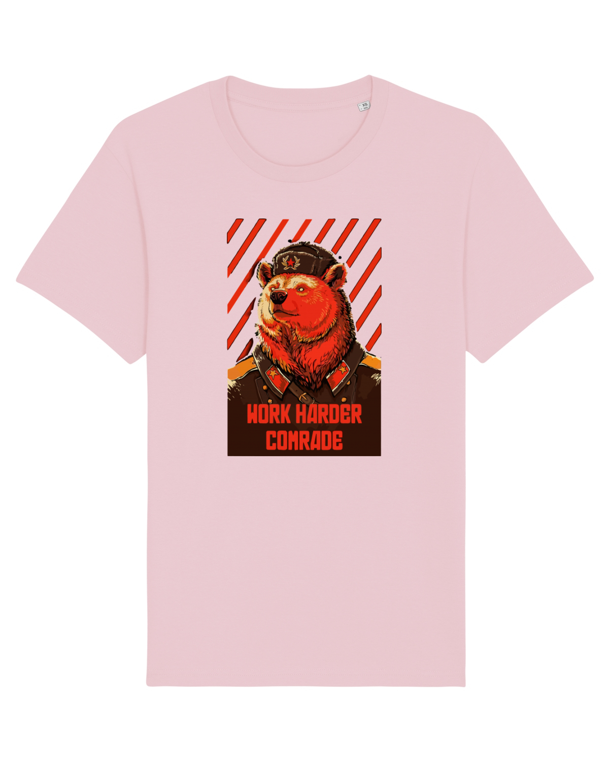 Tricou mânecă scurtă Unisex Rocker Cotton Pink