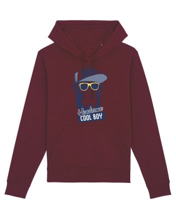 Cool Boy Monkey Burgundy