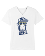 Cool Boy Monkey Tricou mânecă scurtă guler V Bărbat Presenter