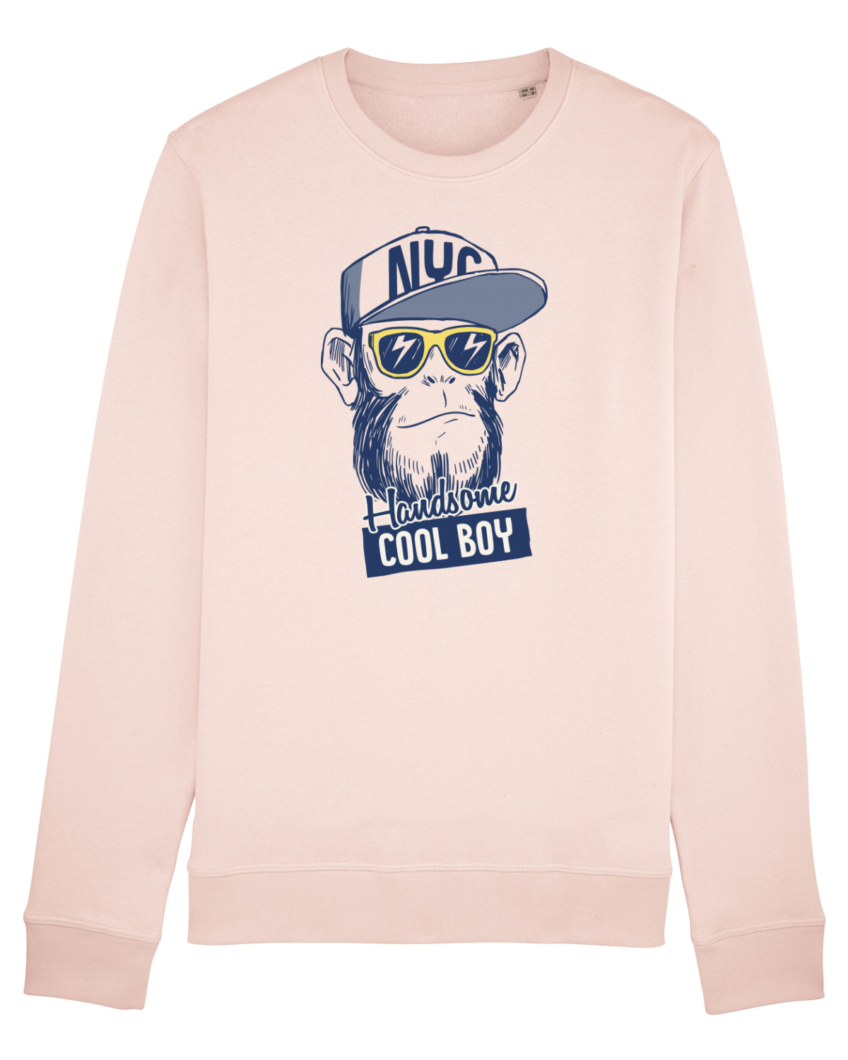 Bluză mânecă lungă Unisex Rise Candy Pink