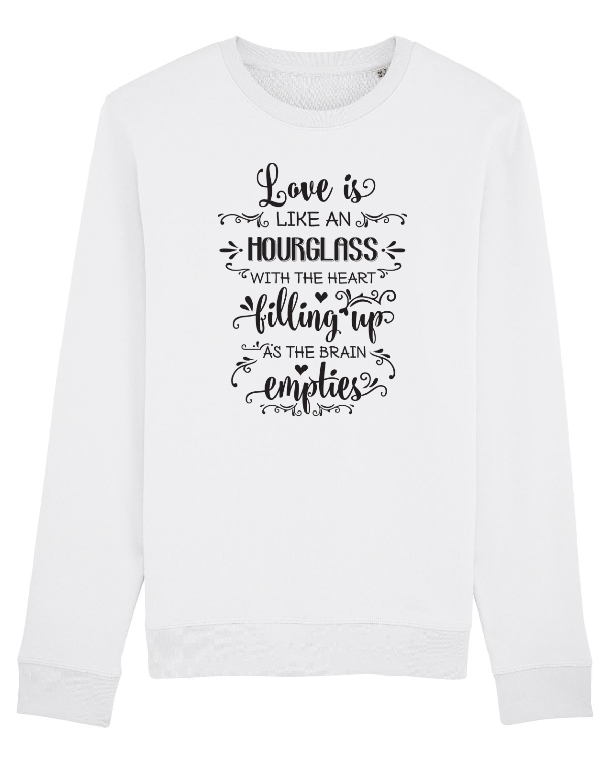 Bluză mânecă lungă Unisex Rise White