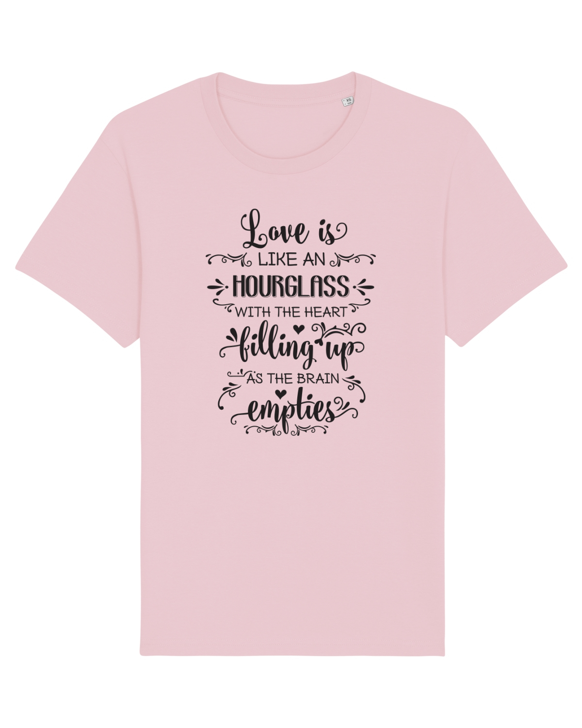 Tricou mânecă scurtă Unisex Rocker Cotton Pink