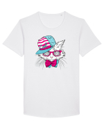 Cool Cat Tricou mânecă scurtă guler larg Bărbat Skater