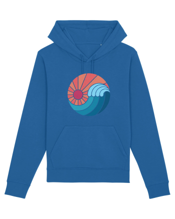 Wave Sunset Royal Blue