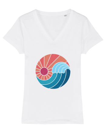 Wave Sunset White