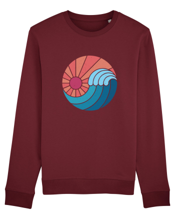 Wave Sunset Burgundy
