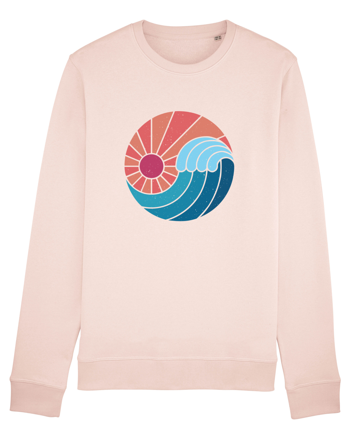 Bluză mânecă lungă Unisex Rise Candy Pink