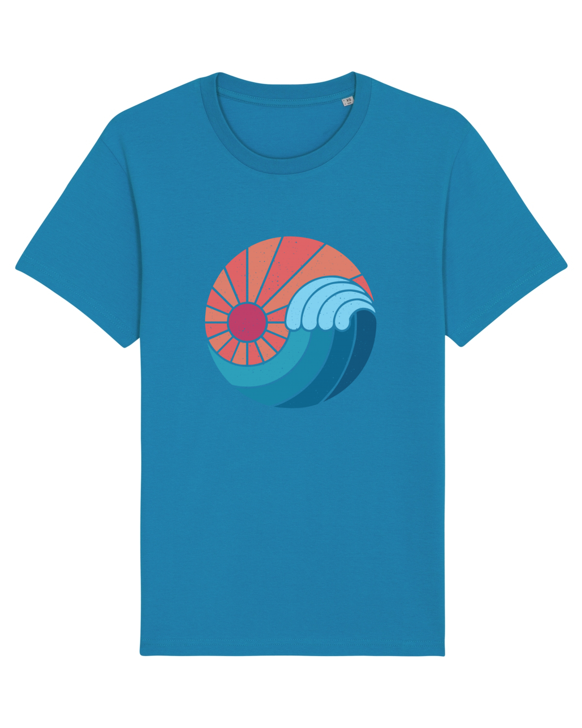 Tricou mânecă scurtă Unisex Rocker Azur