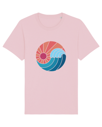 Wave Sunset Cotton Pink