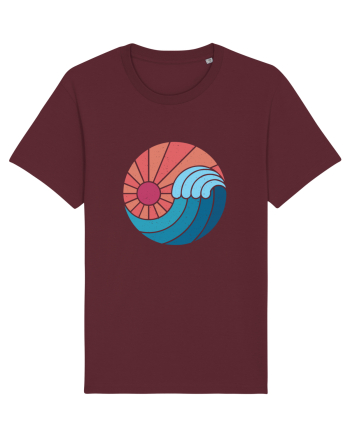 Wave Sunset Burgundy