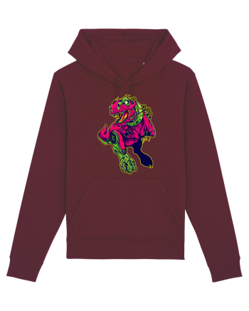 Techno Dinosaur Burgundy